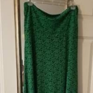 LulaRoe maxi skirt size L
